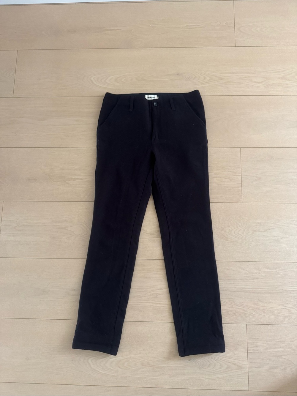 Taylor Stitch Carnegie Pant Black Tailored Trousers Mens 30 Wool
